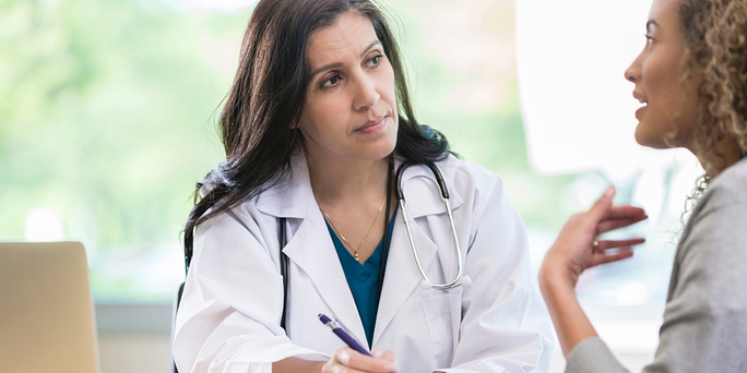 Two women talking about what to know before abortion in Picayune, Mississippi